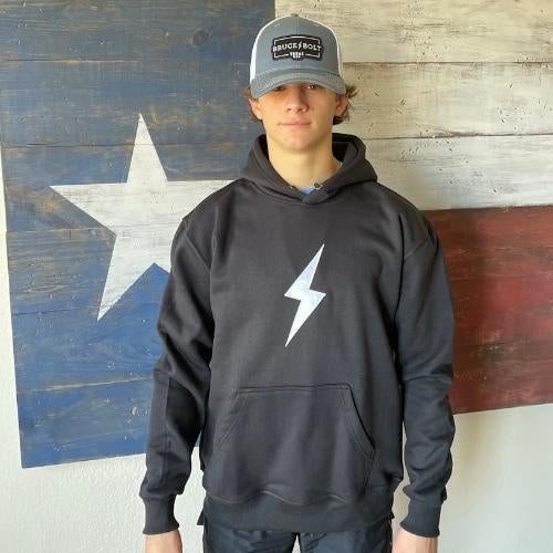 BRUCE BOLT BOLT Hoodie - BLACK Typical Style 2023 with 57